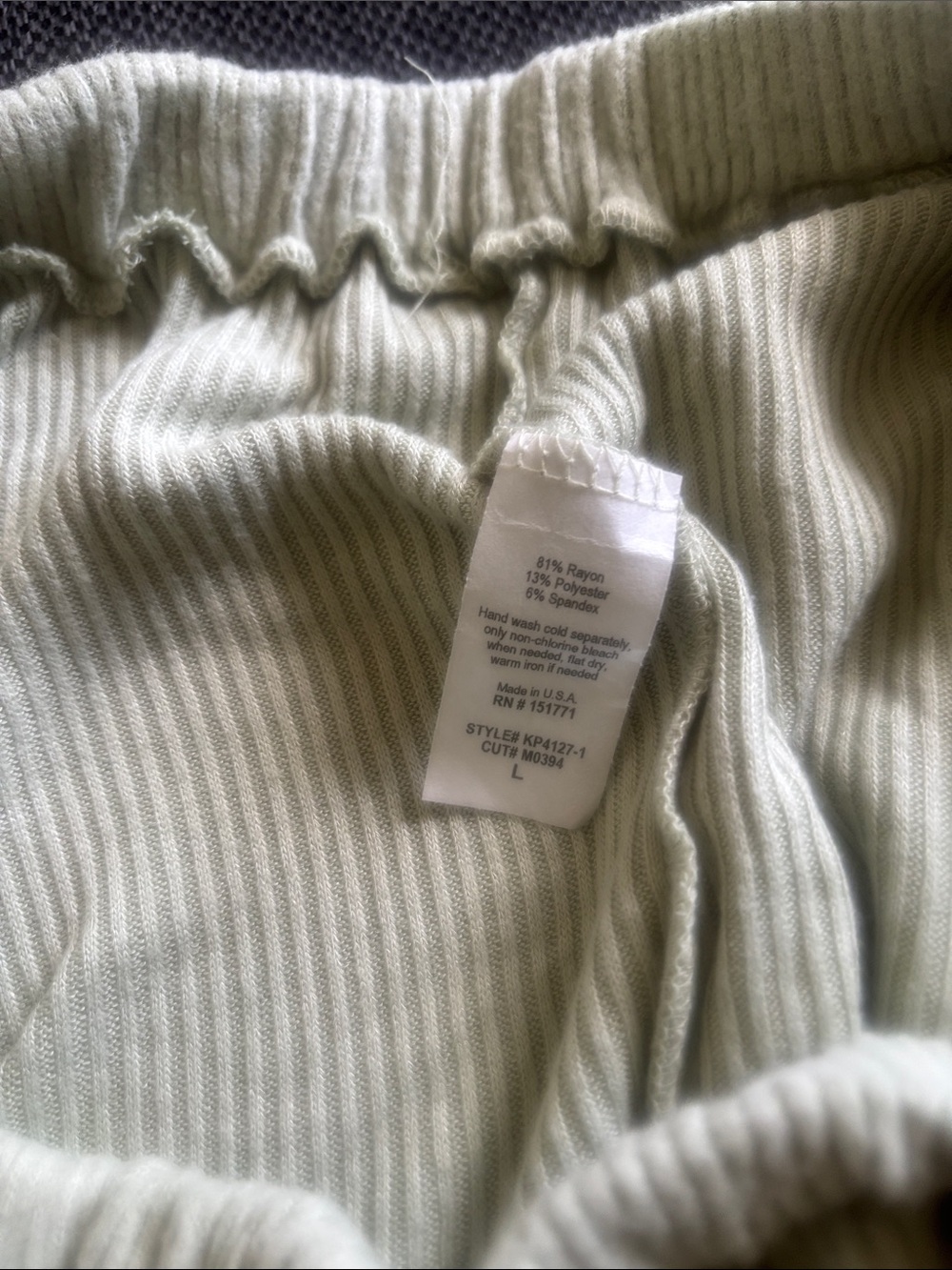 Le Lis Ribbed Lounge Shorts with Drawstring - Picture 5 of 7